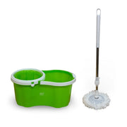 Mop PRO 360° Spin Mop and Bucket Set - Includes 2 Cloths - Lucy And Phil Academy