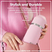 Luma Vacuum Insulated, Flask & Mug, Rose Quartz, 700ml (24oz) - Lucy And Phil Academy