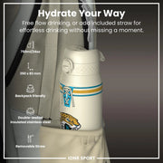 NFL x ION8 Insulated Steel Water Bottle, NFL Jaguars, 750ml (24oz) - Lucy And Phil Academy