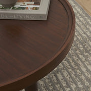 Norway Walnut Round Coffee Table - Lucy And Phil Academy