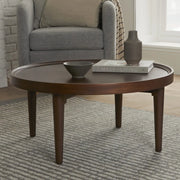Norway Walnut Round Coffee Table - Lucy And Phil Academy