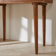 Scandinavian Walnut Oslo Console, Dressing Table, and Desk - Lucy And Phil Academy