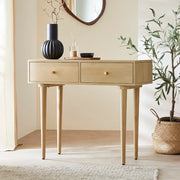 Scandinavian Light Oak Oslo Console, Dressing Table, and Desk - Lucy And Phil Academy