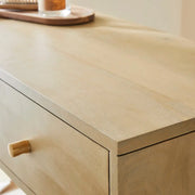 Scandinavian Light Oak Oslo Console, Dressing Table, and Desk - Lucy And Phil Academy