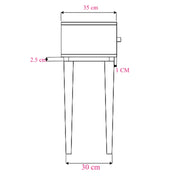 Scandinavian Light Oak Oslo Console, Dressing Table, and Desk - Lucy And Phil Academy
