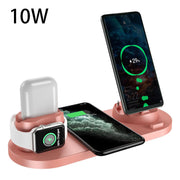 Wireless Charger For IPhone Fast Charger For Phone Fast Charging Pad For Phone Watch 6 In 1 Charging Dock Station Michan Direct