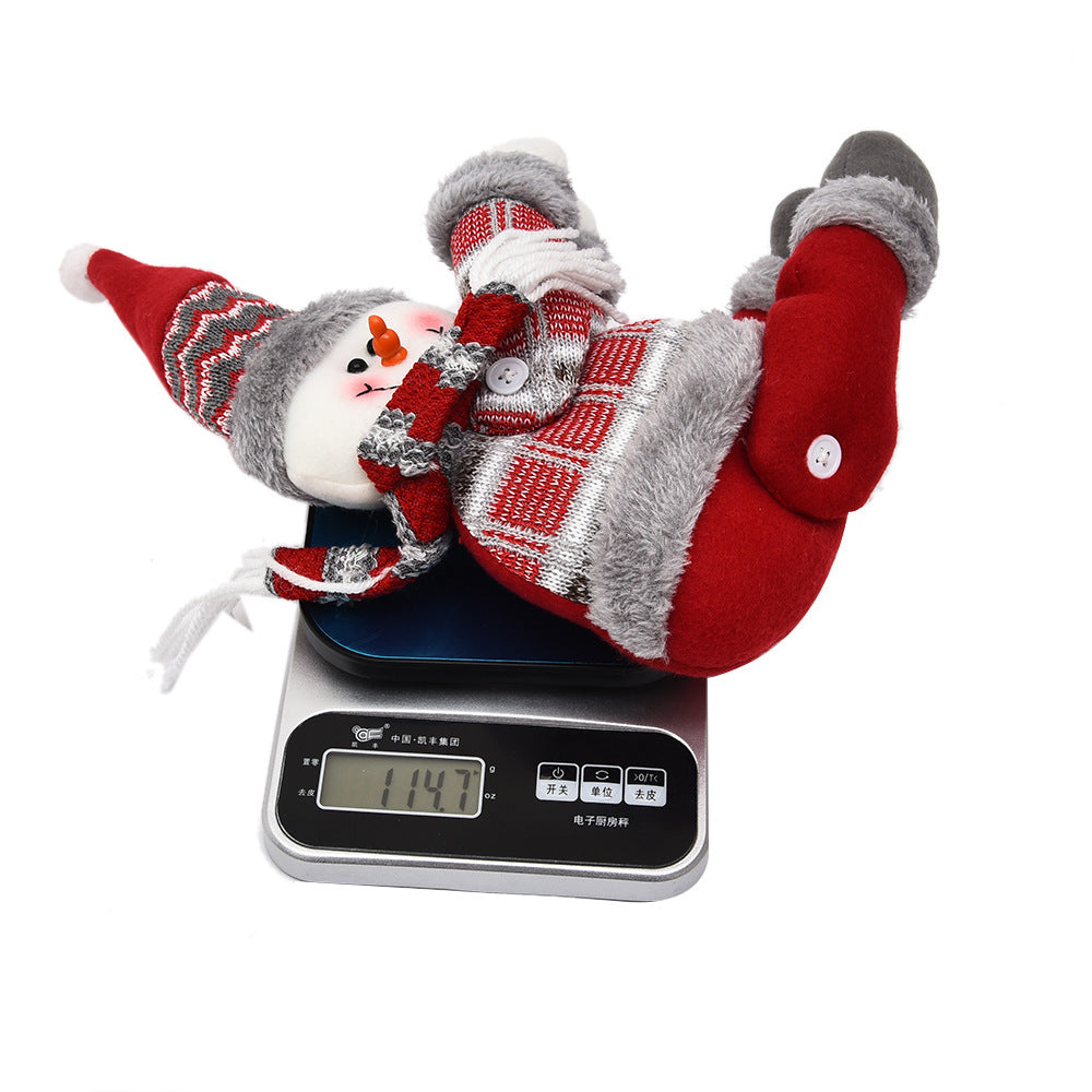 Christmas Curtain Decorative Button Cartoon Doll Michan Direct