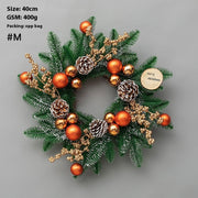 Christmas Decoration Upside Down Christmas Tree Horn Rattan Christmas Wreath Michan Direct