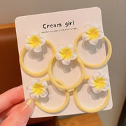 Flower Hair Clips for Women - Sweet Plumeria Barrettes & Hair Accessories Michan Direct