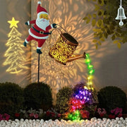 Creative Solar-Powered Santa Yard Decoration Light Michan Direct
