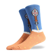 Fashion Creative Hamburger Pizza Alien Men Socks Cute Series Michan Direct