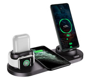 Wireless Charger For IPhone Fast Charger For Phone Fast Charging Pad For Phone Watch 6 In 1 Charging Dock Station Michan Direct