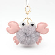 Cartoon Cute Crab Keychain Pendant Michan Direct