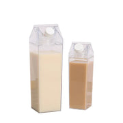Premium Square Milk Cup - 500ml & 1000ml Minimalist Water Bottle Michan Direct