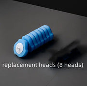 Creative Toilet Brush Disposable Brush For Toilet White Long Handle Sponge Cleaning Heads 1 Storage Holder Bathroom Accessories - Lucy And Phil Academy