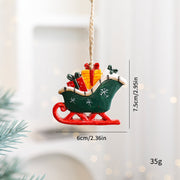 Christmas Decorations Cartoon Elk Ornaments Michan Direct