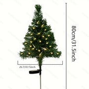 Solar-powered Christmas Cedar Tree Lights For Outdoor Lawn Decoration Michan Direct