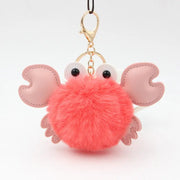 Cartoon Cute Crab Keychain Pendant Michan Direct