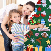 Felt Christmas Tree Or Snowman Holiday Decoration, Perfect For Homes, Classrooms, Offices, And Party Venues, Versatile Seasonal Decor, Festive Wall Art, Christmas Decorations, Best For Christmas, Ch Michan Direct