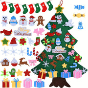 Felt Christmas Tree Or Snowman Holiday Decoration, Perfect For Homes, Classrooms, Offices, And Party Venues, Versatile Seasonal Decor, Festive Wall Art, Christmas Decorations, Best For Christmas, Ch Michan Direct
