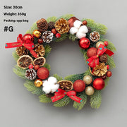 Christmas Decoration Upside Down Christmas Tree Horn Rattan Christmas Wreath Michan Direct