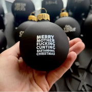 Funny Christmas Ornament Black Decorations Michan Direct