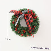 Christmas Garland Bow Christmas Door Hanging Window Decoration Christmas Decorations Michan Direct