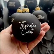 Funny Christmas Ornament Black Decorations Michan Direct