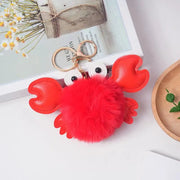 Cartoon Cute Crab Keychain Pendant Michan Direct
