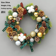Christmas Decoration Upside Down Christmas Tree Horn Rattan Christmas Wreath Michan Direct