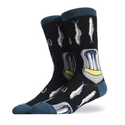 Fashion Creative Hamburger Pizza Alien Men Socks Cute Series Michan Direct