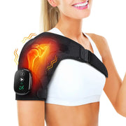 USB Rechargeable Shoulder Heating Massager - Adjustable Pain Relief Brace for Shoulder, Elbow & Knee Michan Direct
