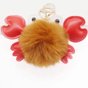Cartoon Cute Crab Keychain Pendant Michan Direct