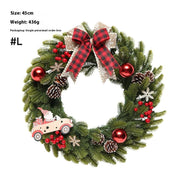 Christmas Decoration Upside Down Christmas Tree Horn Rattan Christmas Wreath Michan Direct