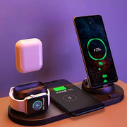 Wireless Charger For IPhone Fast Charger For Phone Fast Charging Pad For Phone Watch 6 In 1 Charging Dock Station Michan Direct