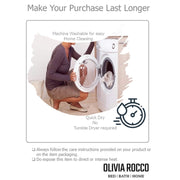 Luxe Geo Velvet Eyelet Curtains Champagne Thermal Insulated Soundproof Light Blocking Drapes for Bedroom & Lounge by OLIVIA ROCCO - Lucy And Phil Academy