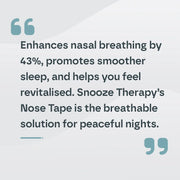 Nose Breathing Nasal Strips (30 Pack) Snooze Therapy