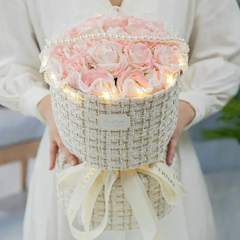 romantic flower soap flower date bouquet - Lucy And Phil Academy