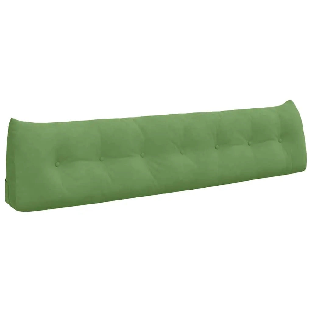 vidaXL Back Pillow Light Green 200 x 24 x 50 cm Velvet Lucy And Phil Academy Lucy And Phil Academy