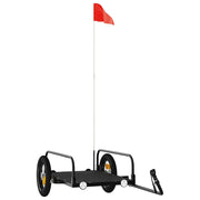 vidaXL Bike Trailer Black 122x53x31 cm Iron Lucy And Phil Academy Lucy And Phil Academy