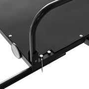 vidaXL Bike Trailer Black 122x53x31 cm Iron Lucy And Phil Academy Lucy And Phil Academy