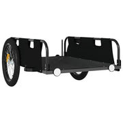 vidaXL Bike Trailer Black Oxford Fabric and Iron Lucy And Phil Academy Lucy And Phil Academy