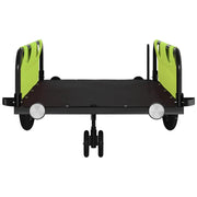 vidaXL Bike Trailer Green Oxford Fabric and Iron Lucy And Phil Academy Lucy And Phil Academy