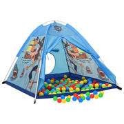 vidaXL Children Play Tent Blue 120x120x90 cm Lucy And Phil Academy Lucy And Phil Academy