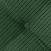vidaXL Seat Cushions 4 pcs Dark Green 40 x 40 x 6 cm Corduroy Fabric Lucy And Phil Academy Lucy And Phil Academy