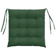 vidaXL Seat Cushions 4 pcs Dark Green 40 x 40 x 6 cm Corduroy Fabric Lucy And Phil Academy Lucy And Phil Academy