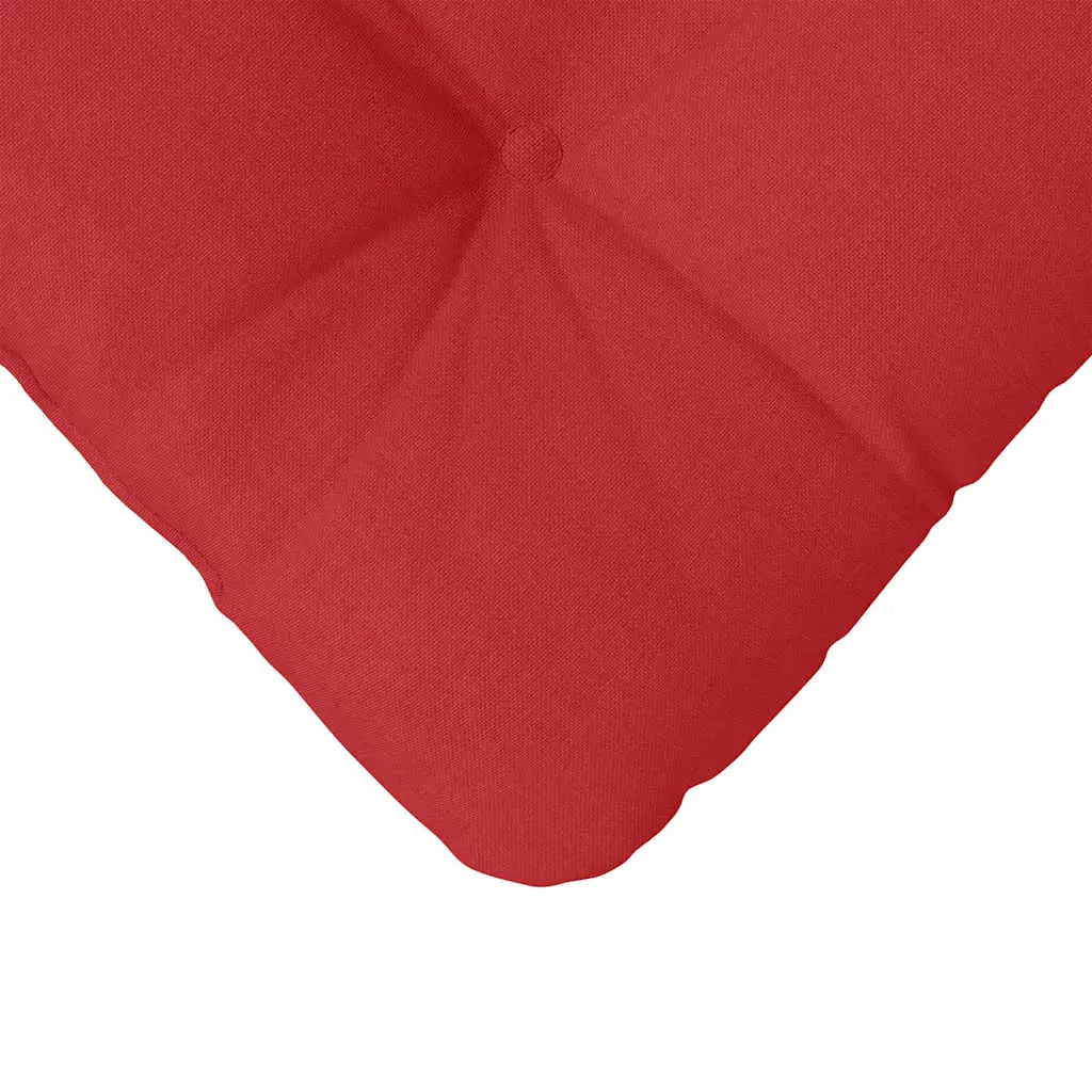 vidaXL Seat Cushions 4 pcs Red 45 x 45 x 12 cm Fabric Lucy And Phil Academy Lucy And Phil Academy
