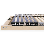 vidaXL Slatted Bed Base Brown 90 x 190 cm Solid beech wood Lucy And Phil Academy Lucy And Phil Academy