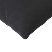 vidaXL Sofa Pillows 2 pcs Black 120 x 40 cm Corduroy Fabric Lucy And Phil Academy Lucy And Phil Academy