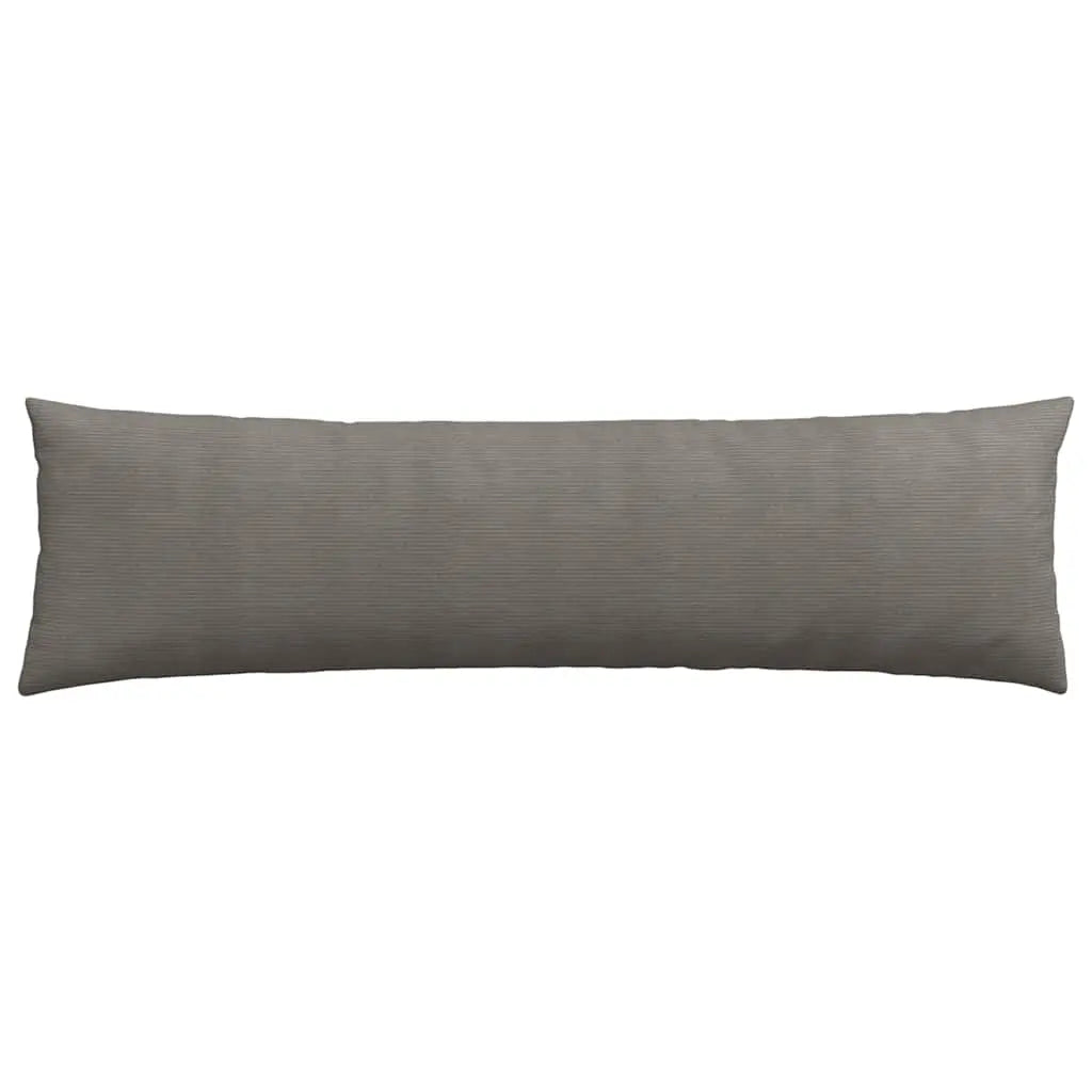 vidaXL Sofa Pillows 2 pcs Light Grey 145 x 40 cm Corduroy Fabric Lucy And Phil Academy Lucy And Phil Academy